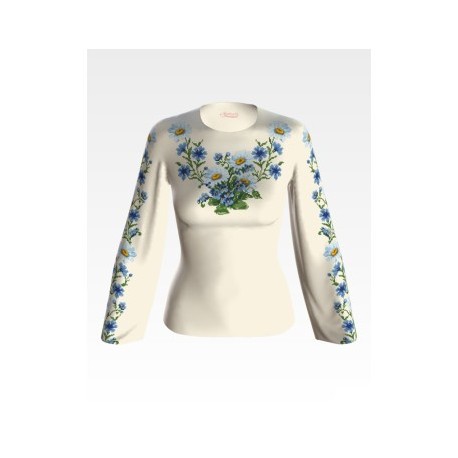 Набор для вышивки бисером Барвиста Вышиванка заготовки женской блузки – вышиванки 16366 БЖ191хМннннk