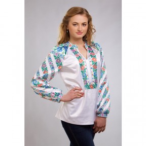 Набір для вишивки жіночої блузки бісером Буковинська квітка БЖ095пБннннk