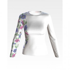 Набір для вишивання жіночої блузки нитками Анемони БЖ170пБннннi