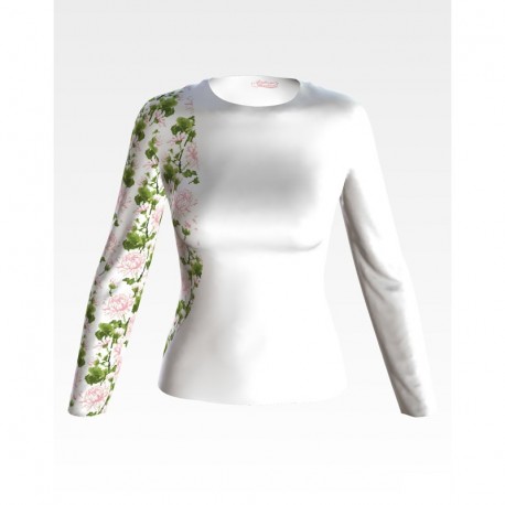 Набір для вишивання жіночої блузки нитками Ніжні хризантеми БЖ186пБннннi