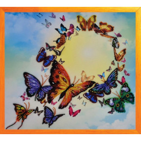 Набор для вышивания Картины Бисером Р-202 Танец бабочек