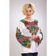 Набір для вишивки жіночої блузки бісером Розкішні квіти. Буковинська БЖ006хБннннk