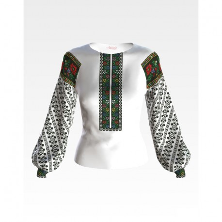 Набір для вишивки жіночої блузки бісером Борщівська БЖ123пБннннk