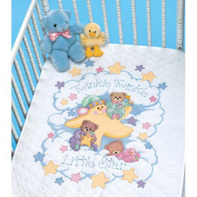 Набор для вышивания детского одеяла 03171 Twinkle Twinkle Quilt