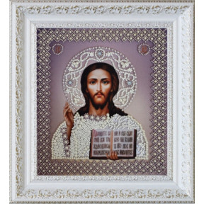 Набір для вишивання Картини Бісером Р-209 Ікона Христа Спасителя. вінчальна пара