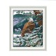 Гордый орел Набор для вышивания крестом с печатной схемой на ткани Joy Sunday DA048