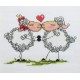 Закохані овечки Набір для вишивання хрестиком Леді ЛД1268 фото