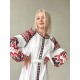 Сшитое женское платье - вышиванка БОХО для вышивки нитками Магия Барвиста Вишиванка ПЕ005лБ4202_054_030