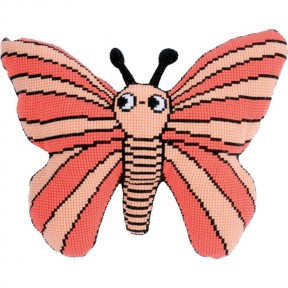 Бабочка Набор для вышивания крестом (подушка) Vervaco PN-0202669