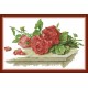 Розы на столе Набор для вышивания крестом с печатной схемой на ткани Joy Sunday H814JS