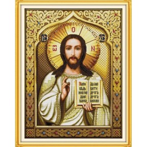 Ісус (2) Набір для вишивання хрестиком з друкованою схемою на