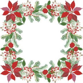 Рождественская Схема для вышивания бисером и нитками на ткани Барвиста Вишиванка ТР784пБ5656