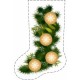 Незшитий Новорічний чобіток Дивовижний настрій Набір для вишивання бісером Барвиста Вишиванка ТР629аБ2335k