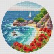 Схема для вышивания крестиком Ксения Вознесенская Цветущий берег моря СХ-058КВ