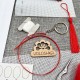 Любовь. Брелок - оберег Набор для создания брелока вышитого крестиком на пластиковой канве VOLOSHKA VPC_040