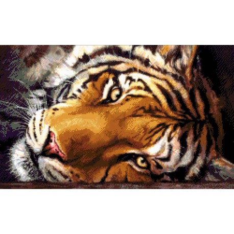 Уссурийский тигр Набор для вышивания бисером ТМ АЛЕКСАНДРА