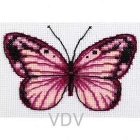 Бабочка Набор для вышивания нитками VDV М-0214-S