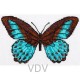 Бабочка Набор для вышивания нитками VDV М-0218-S