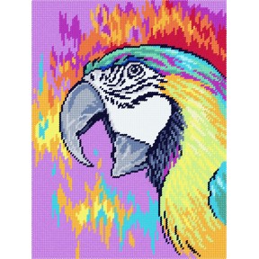 Папуга Набір для вишивання по канві з малюнком Quick Tapestry