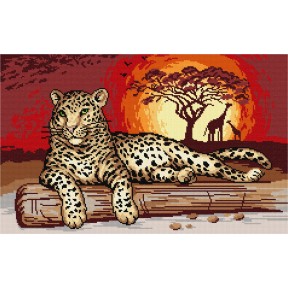 Леопард Набор для вышивания крестом Чарівниця N-4019