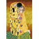 «Поцелуй», Г. Климт Набор для вышивания крестом Чарівниця N-4018