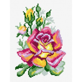 Троянда Набір для вишивання хрестиком Чарівниця N-1406 фото