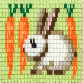Кролик Набор для вышивания вертикальным стежком Stitch me I-036