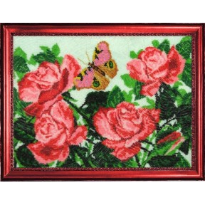 Бабочки и розы Набор для вышивания бисером Butterfly 117Б
