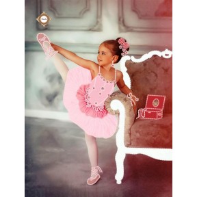 СЛ-3296 Маленькая балерина.ТМ Миледи.Схема для вышивки бисером Міледі