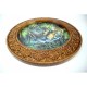Різьблена дерев'яна кругла рама ArtInspirate FR_11-B фото