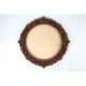 Етнічна Різьблена дерев'яна кругла рама ArtInspirate FR_04-B
