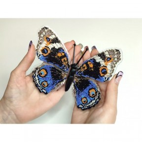 Blue pansy. Метелик Набір для вишивання хрестиком ArtInspirate
