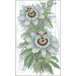 Набір для вишивання L23047 Пасифлора (Квіти пристрасті) фото