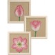 3 цветка Набор для вышивания крестом Permin 70-3360 фото
