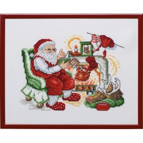 Санта Клаус Набір для вишивання хрестиком Permin 92-1275 фото