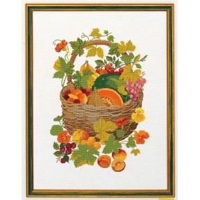 Корзина с фруктами Набор для вышивания крестом Eva Rosenstand
