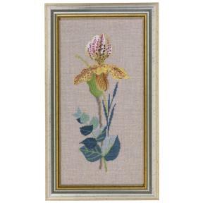 Желтая орхидея Набор для вышивания крестом Eva Rosenstand