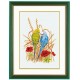 Волнистые попугаи Набор для вышивания крестом Eva Rosenstand 12-994