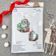 Санта Клаус Новогодняя игрушка для вышивки крестом на пластиковой канве VOLOSHKA VPC_046