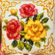 Набір для вишивки подушки Vervaco 1200/613 Різнокольорові троянди