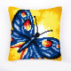 Набор для вышивки подушки Vervaco 1200/936 Синяя бабочка фото
