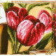 Набор для вышивки подушки Vervaco 1200/983 Букет тюльпанов фото