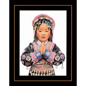 Дівчина тайського гірського племені Набір для вишивання