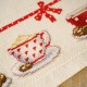 За чашечкой кофе Набор для вышивания крестом (скатерть) Vervaco