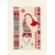 Різдвяний ельф Набір для вишивання хрестиком (листівки) Vervaco