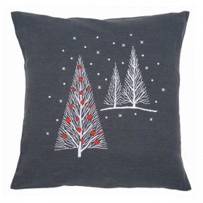 Рождественские елки Набор для вышивания крестом (подушка)