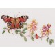 Набір для вишивання хрестиком Butterfly-Honeysuckle Linen Thea