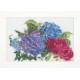 Набір для вишивання хрестиком Hydrangea & Rose Linen Thea