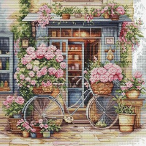 Цветочный магазин Набор для вышивания крестом Luca-S BU5044