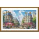 Улицами Парижа Набор для вышивания крестом Нова Слобода СР3381